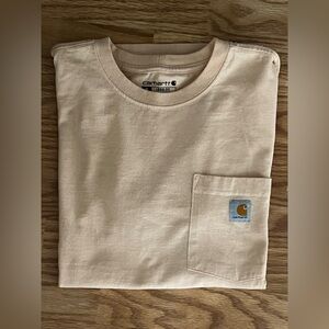 Carhartt Youth Loose Fit Pocket T-Shirt Light Peach Size M (8–10)